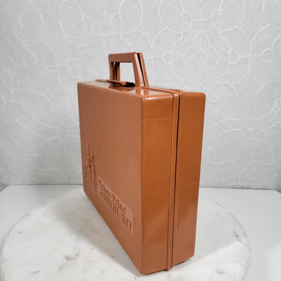 Vtg Fisher Price Medical Kit 1970s Dr Nurse Kit Case Kids Pretend Play Toy - Picture 8 of 15